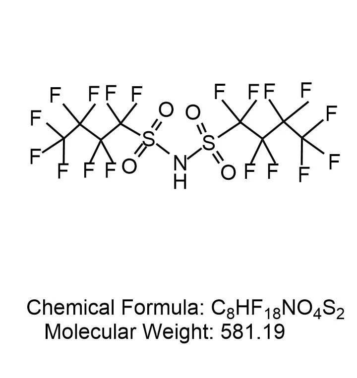 ≥98.0% Bis(1,1,2,2,3,3,4,4,4-Nonafluoro-1-Butanesulfonyl)Imide CAS NO.39847-39-7
