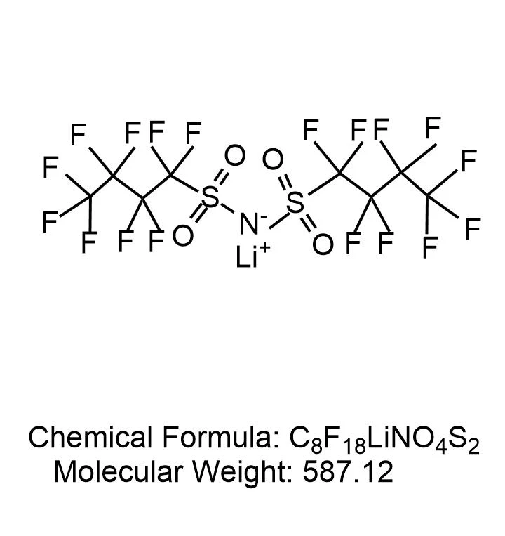 ≥99.0% Lithium Bis(1,1,2,2,3,3,4,4,4-nonafluoro-1-butanesulfonyl) Imide CAS NO.119229-99-1