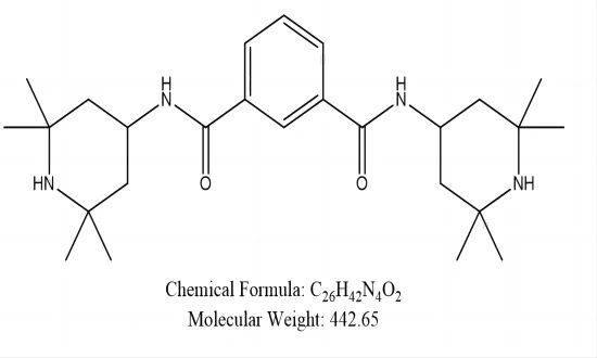 N,N'-Bis(2,2,6,6-tetramethyl-4-piperidinyl)-1,3-benzenedicarboxamide