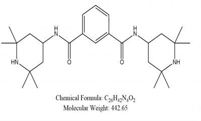 N,N'-Bis(2,2,6,6-tetramethyl-4-piperidinyl)-1,3-benzenedicarboxamide